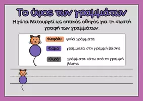 Προεπισκόπηση - Φύλλα εργασίας - Κάνω Καλά Γράμματα/Σωστό Ύψος Γραμμάτων,Βελτίωση Γραμμάτων|Αφίσα+Φωτοτυπίες,αλφαβήτα - Σελίδα 2