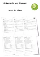 Vorschau - Arbeitsblätter - Jesus im Islam - Deckblatt