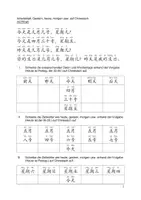 Vorschau - Arbeitsblätter - Gestern, heute, morgen usw auf Chinesisch - Seite 1