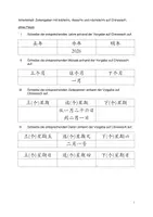 Vorschau - Arbeitsblätter - Zeitangaben mit letzte/r/s, diese/r/s, nächste/r/s auf Chinesisch - Seite 1