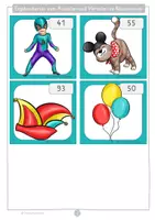 Vorschau - Arbeitsblätter - Rechenspaziergang Fasching Zahlenraum 100 Addition und Subtraktion 2. Klasse Mathematik Fastnacht Karneval Rechnen - Seite 3