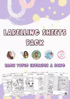 Vista previa - Hojas de trabajo - LABELLING SHEETS PACK - Portada