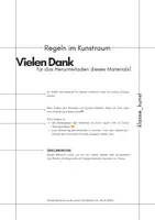 Vorschau - Poster - Regeln für den Kunstraum #kunstraumregeln - Seite 1