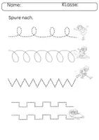 Vorschau - Arbeitsblätter - Graphomotorik / Olympische Winterspiele / Schwungübung / GS / KITA - Seite 3