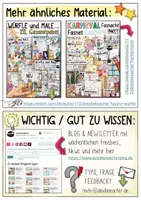Vorschau - Arbeitsblätter - Würfle & male: Lustige Karnevals- und Faschingskostüme / Kostüme Karneval - Seite 1