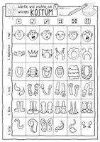 Vorschau - Arbeitsblätter - Würfle & male: Lustige Karnevals- und Faschingskostüme / Kostüme Karneval - Seite 2