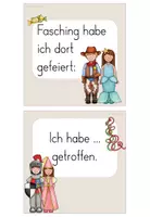 Vorschau - Bildkarten - Erzählwürfel: Faschingsferien - Seite 3