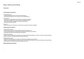 Vorschau - Lehrpläne/Lehrermaterial - Arbeitsplan - Elemente und ihre Ordnung - Deckblatt