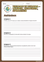 Vorschau - Arbeitsblätter - EUROPA: Vielfalt in Europa - Länder, Kulturen, Sprachen - Seite 3