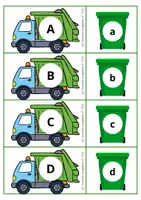 Aperçu - Jeux - Jeu d'association Majuscules - Minuscules Recyclage - Page 2