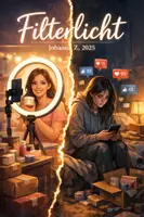 Vorschau - Arbeitsblätter - Kurzgeschichte Social Media Welt Filterlicht - Deckblatt