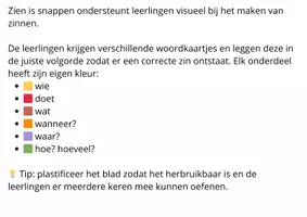 Voorbeeld - Zien is snappen - wie, doet, wat, waar, wanneer, hoe - Pagina 2