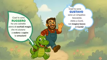 anteprima - Presentazioni / Lavagne - Attività di dialogo sul libro "Che emozione stare insieme!" - Pagina 1