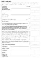 Vorschau - Stundenentwürfe - Englisch - Stundenverlaufsplan CV und letter of application - Deckblatt