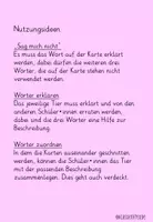 Vorschau - Spiele - "Sag mich nicht" - Spiel Tiere / Klasse 1 bis 4 - Seite 1