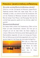 Vorschau - Arbeitsblätter - HINDUISMUS Jenseitsvorstellungen & Bestattungsriten - Wissenskartei und Arbeitsblätter (Tod und Sterben Weltreligionen) - Seite 2