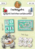 Vorschau - Spiele - Karneval-Wortschatzpaket – Spiel, Spaß & Sprachförderung für DAZ/DAF 🎭🎉 - Deckblatt