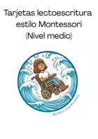 Vista previa - Refuerzo / NEE / Materiales de apoyo - TARJETAS MONTESSORI (NIVEL MEDIO) - Portada
