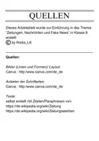 Vorschau - Arbeitsblätter - Arbeitsblatt Zeitung und Zeitungssterben - Seite 2