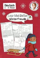 Vorschau - Arbeitsblätter - Lesemalblätter Winterfreude Klasse 2 bis 3 Deutsch - Deckblatt