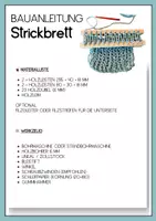 Vorschau - Arbeitsblätter - Strickbrett aus Holz bauen – Bauanleitung für Werken & Technik - Seite 1