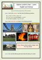 Vorschau - Stundenentwürfe - Explore London’s Past – Learn English and History! - Deckblatt