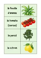 Vorschau - Spiele - Spiel "Merk es dir" fruits et légumes zu Disdonc 5 Unité 4 - Seite 3