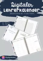Vorschau - Lehrpläne/Lehrermaterial - Digitaler Lehrerkalender (2020/2021) - Version: Wochenplan - 10 Schulstunden - Deckblatt