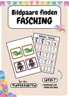 Vorschau - Spiele - Bildpaare finden | Fasching | Karneval | Suchspiel - Deckblatt