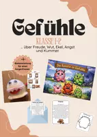 Vorschau - Unterrichtsreihen - Gefühle (Klasse 1-2), Einheit mit 4 (bis 6) Unterrichtsstunden - Deckblatt