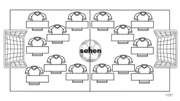 Vorschau - Stundenentwürfe - Wortfeld Fußballfeld Einführung WM EM Materialpaket - Seite 1