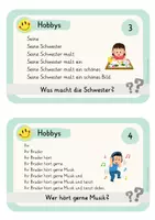 Vorschau - Arbeitsblätter - Treppensätze Hobbys (Leseübung) - Seite 2