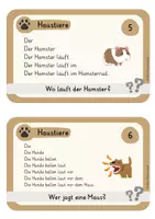 Vorschau - Arbeitsblätter - Treppensätze Tiere (Leseübung) - Seite 3