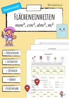 Vorschau - Unterrichtsreihen - Flächenberechnung (Umfang und Flächen) - PAKET - Seite 3