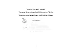 Vorschau - Stundenentwürfe - Unterrichtsentwurf: Frühlings-Elfchen - Seite 3