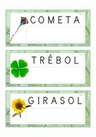 Vista previa - Tarjetas / Manipulativos - Lecto-escritura MAYÚSCULA (primavera) - Portada