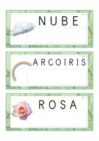 Vista previa - Tarjetas / Manipulativos - Lecto-escritura MAYÚSCULA (primavera) - página 3