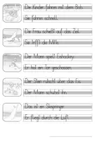 Vorschau - Arbeitsblätter - Wintersport - Laufdiktat - Schreiben-Malen-Lesen - Seite 1