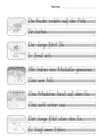 Vorschau - Arbeitsblätter - Wintersport - Laufdiktat - Schreiben-Malen-Lesen - Seite 2