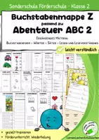 Vorschau - Arbeitsblätter - Wörter mit Z - Übungen, Arbeitsblätter, passend zu "Abenteuer ABC 2" - Deckblatt