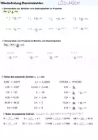 Vorschau - Arbeitsblätter - Wiederholung Dezimalzahlen/Prozente - Seite 2