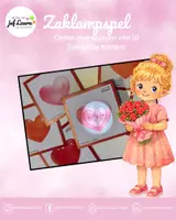 Voorbeeld - Valentijnsdag - Zaklampspel - Verliefde harten - Voorblad