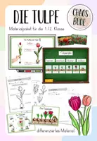 Vorschau - Arbeitsblätter - Frühblüher - die Tulpe (Material für die 1. Klasse) - Deckblatt