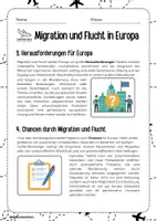 Vorschau - Arbeitsblätter - Migration und Flucht in Europa - Seite 2