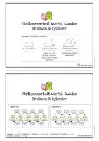 Vorschau - Arbeitsblätter - Stationenarbeit: Würfel, Quader, Prisma & Zylinder - Seite 3