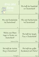 Vorschau - Spiele - Stop and Swap - Deutschland, Bundesländer, Nachbarländer mit Lösungen / Selbstkontrolle - Seite 1