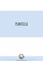 Vista previa - Hojas de trabajo - VERBO (Plantilla + Conjugaciones) - página 1