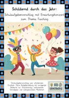 Vorschau - Arbeitsblätter - Schulaufgabenpaket: Schildernd durch das Jahr - Seite 1