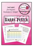 Vorschau - Arbeitsblätter - Logical - Harry Potter (Stundenplan im 1. Schuljahr) - Deckblatt