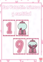Vista previa - Juegos / Gamificación - San Valentín: número y cantidad - Portada
